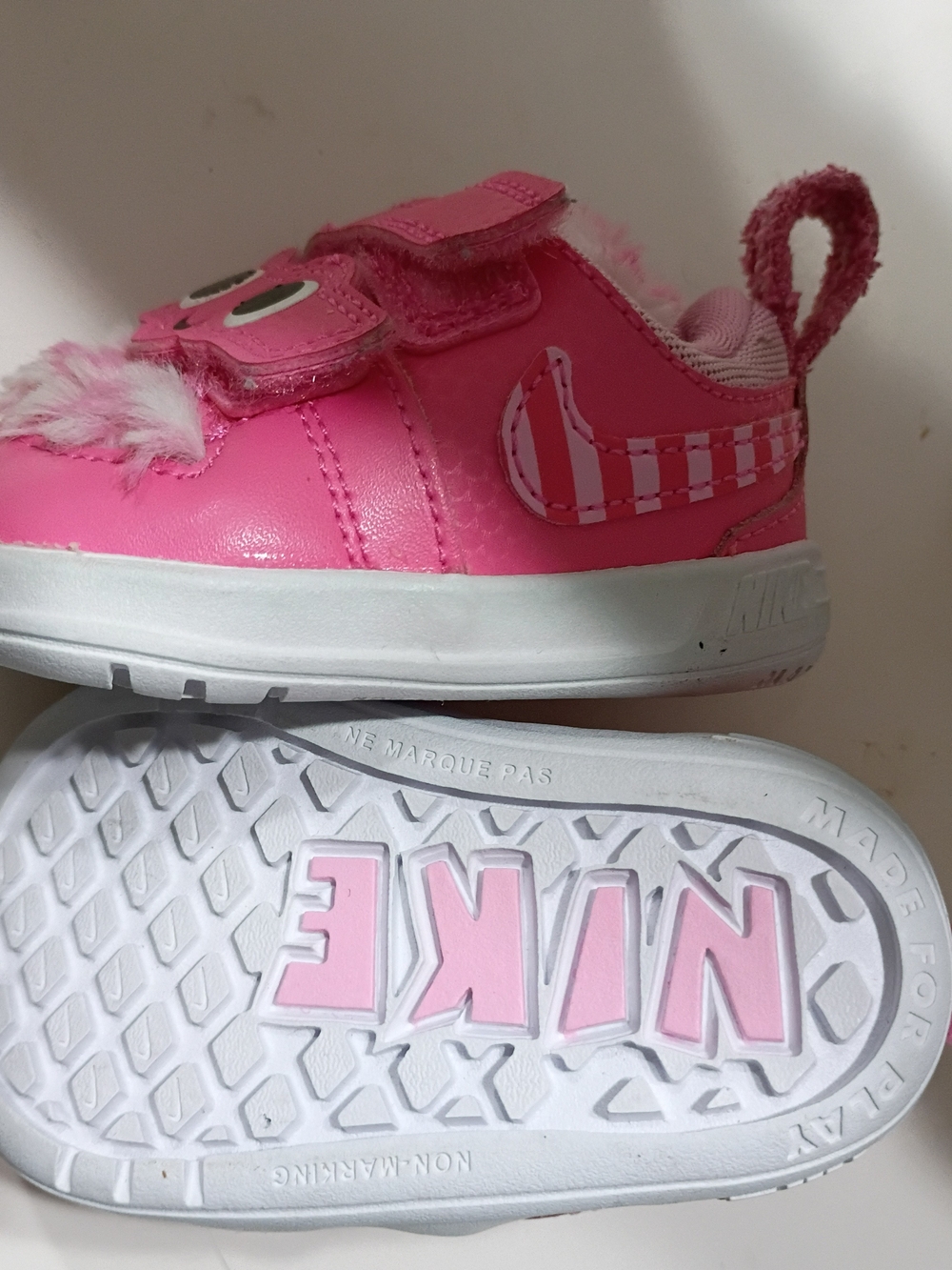 Nike Baby's Pink Velcro Sneakers